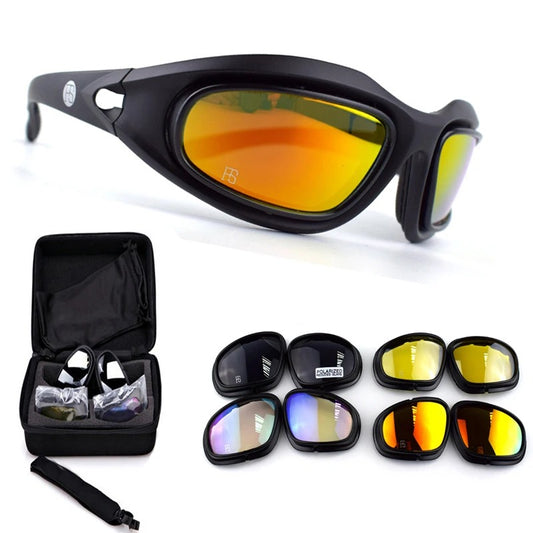 Gafas Tácticas 4-en-1™ – La protección visual de los ciclistas élite