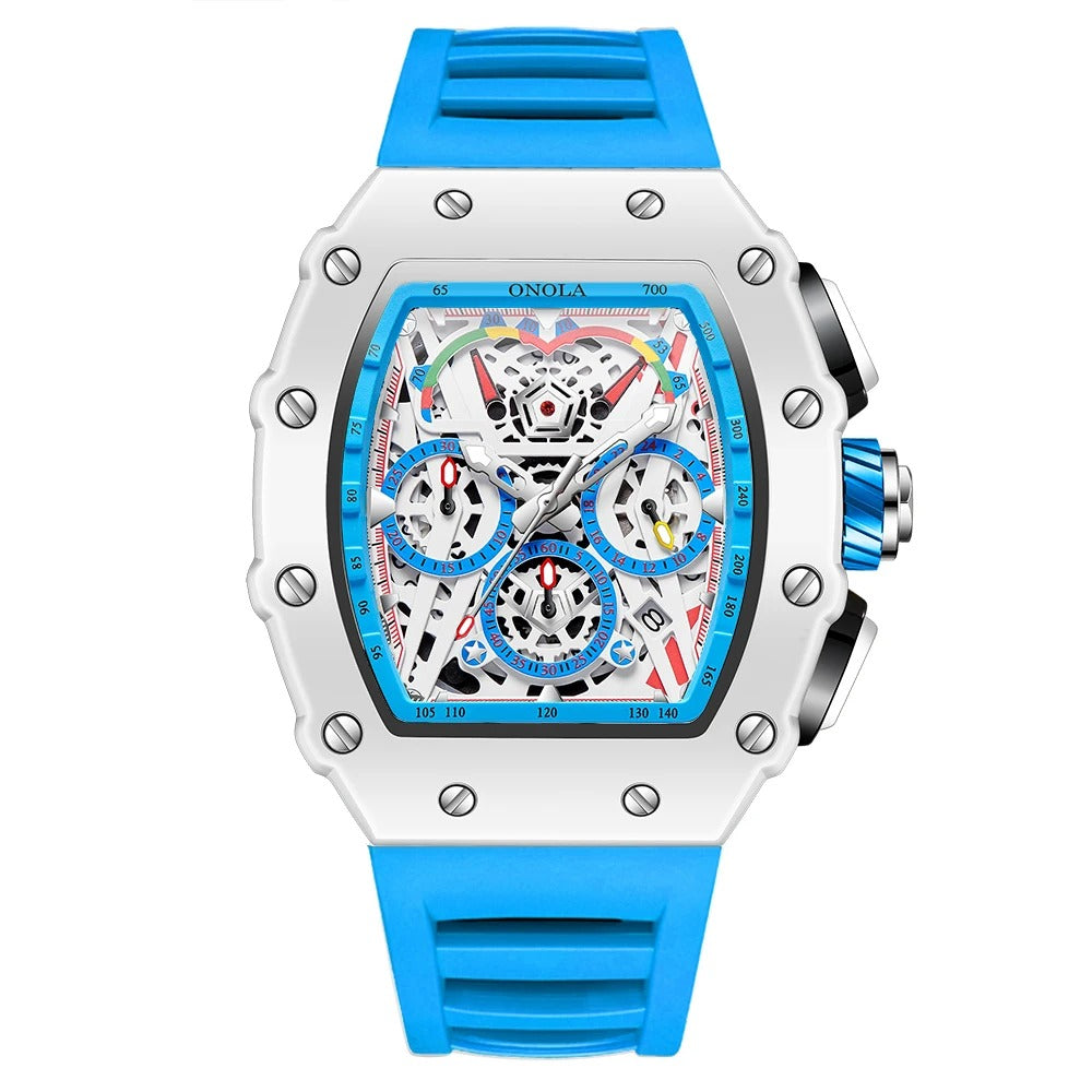 ONOLA™ 6827W – El Reloj que Proyecta Autoridad