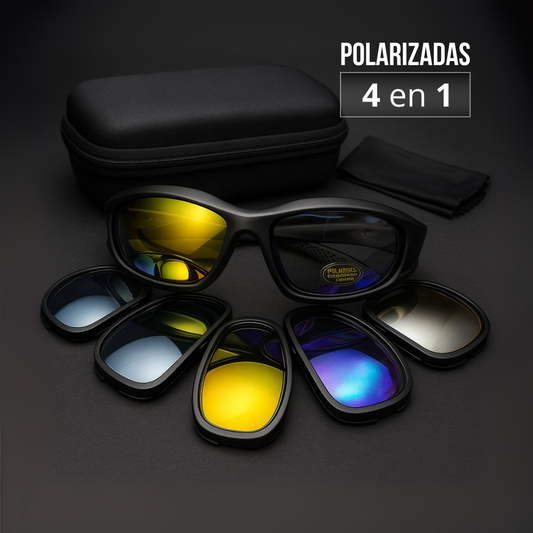 Gafas Tácticas 4-en-1™ – La protección visual de los ciclistas élite