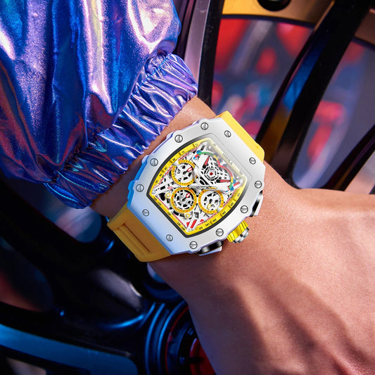 ONOLA™ 6827W – El Reloj que Proyecta Autoridad